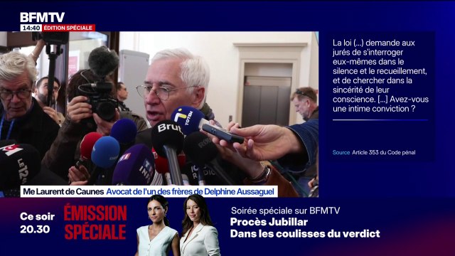 Procès Jubillar: Il n'y a pas d'émotion , affirme Me Laurent de Caunes, avocat de l'un des frères de Delphine à propos de l'accusé
