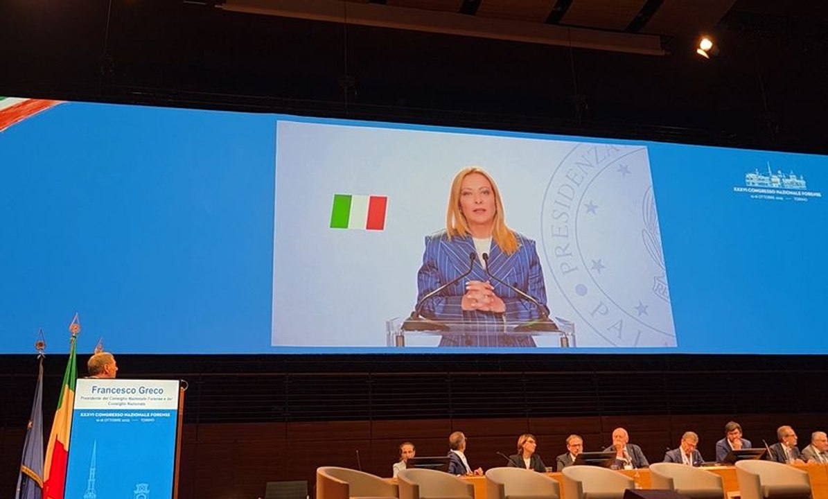 Il messaggio di Meloni al Congresso forense: "Senza avvocati liberi non c'? giustizia"