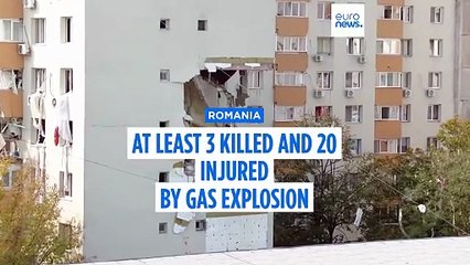 At least three killed and 13 injured in explosion at Romania apartment block