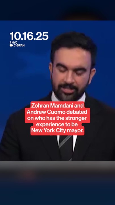 Zohran Mamdani and Andrew Cuomo debated on who has the stronger experience to be New York City mayor.