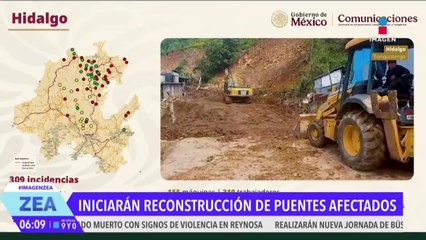 Presentan informe sobre los trabajos de reconstrucción por fuertes lluvias
