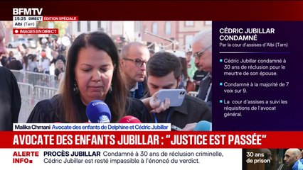 Condamnation de Cédric Jubillar: "Justice est passée"  affirme Me Malika Chmani, avocate des enfants de Delphine et Cédric Jubillar