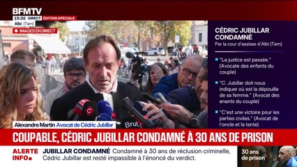 Condamnation de Cédric Jubillar: Me Alexandre Martin, avocat de Cédric Jubillar, se dit déçu et annonce se remettre au travail pour "préparer cet appel"