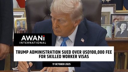 Trump administration sued over USD100,000 fee for skilled worker visas