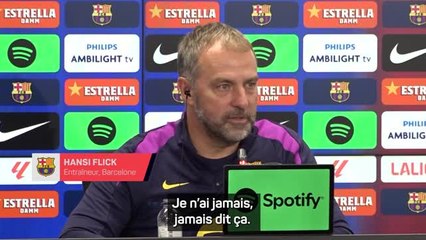 Barcelone - Hansi Flick dément avoir voulu écarter Lamine Yamal avant le match face au PSG