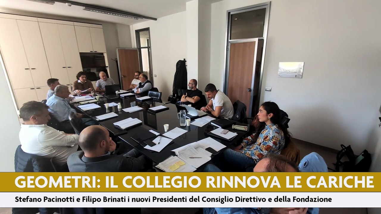 Firenze, il collegio dei geometri rinnova le cariche