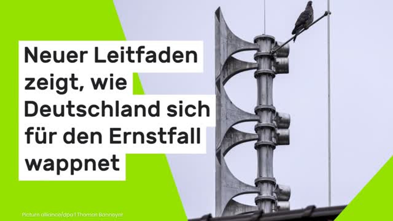 Krieg, Katastrophen, Terror: Neuer Leitfaden zeigt, wie Deutschland sich für den Ernstfall wappnet