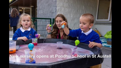 New nursery opens at Pondhu School in St Austell