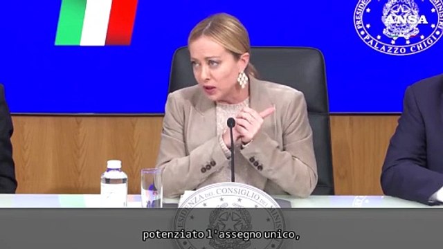 Manovra, Meloni: Per la famiglia ci sono 1,6 miliardi in piu'