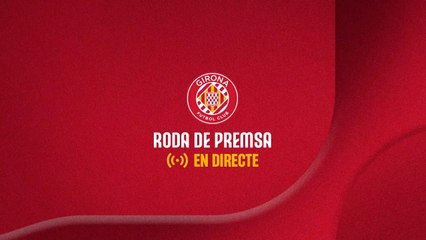 Míchel Sánchez, RUEDA DE PRENSA previa al FC BARCELONA vs GIRONA FC