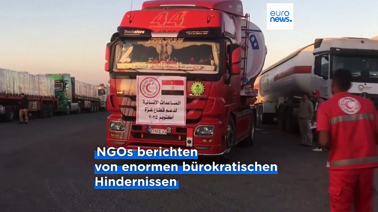 EU fordert Israel auf, Beschränkungen für Gaza-Hilfslieferungen aufzuheben