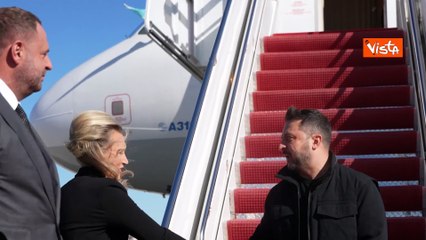Zelensky arriva a Washington per l'incontro con Donald Trump