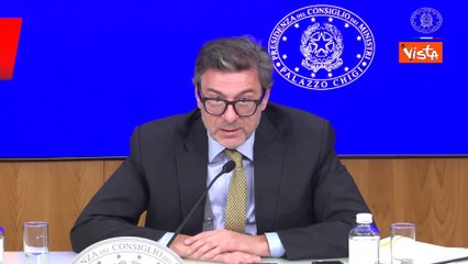 Pnrr, Giorgetti: Sono prestiti, sono spese a carico del Bilancio italiano, non è gratis