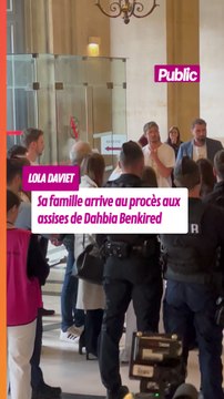 La famille de la petite Lola au procès aux assises de Dahbia Benkired pour le meurtre de Lola, 12 ans
