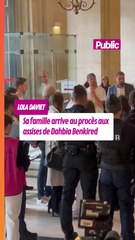 La famille de la petite Lola au procès aux assises de Dahbia Benkired pour le meurtre de Lola, 12 ans