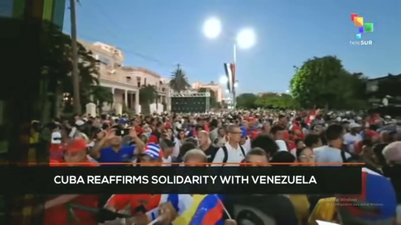 FTS 10:30 17-10: Cuba reaffirms solidarity with Venezuela