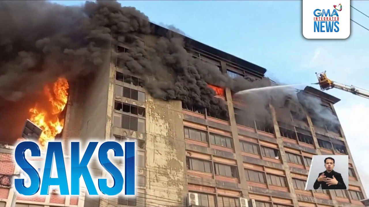 Sunog sa pabrika ng damit, pahirapan apulahin | Saksi