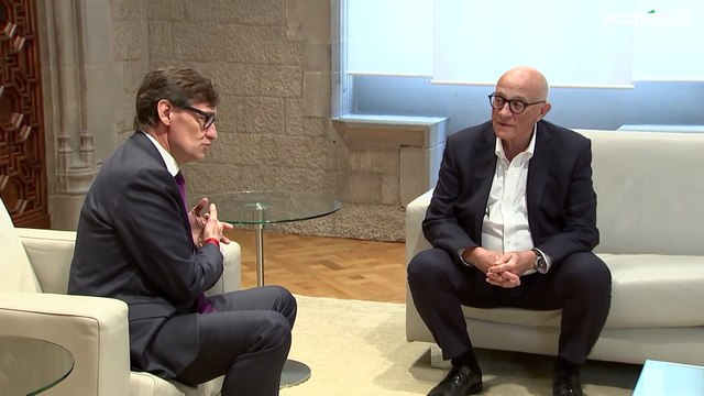 Illa recibe a Oliu (Sabadell) en la Generalitat tras el fracaso de la OPA de BBVA