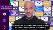 Guardiola hails Haaland's 'outstanding' goalscoring form