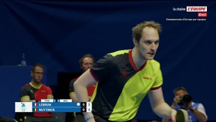 Le replay de France - Belgique - Tennis de table - Championnat d'Europe