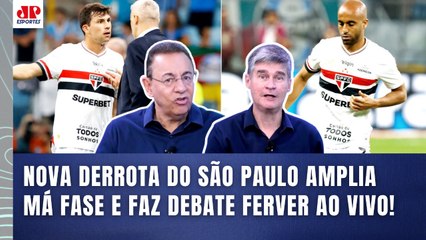 "EU TIVE ÂNSIA DE VÔMITO quando OUVI ISSO, cara! O São Paulo..." NOVA DERROTA GERA DEBATE!
