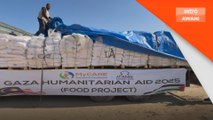 Trak bantuan MyCARE tiba di Gaza