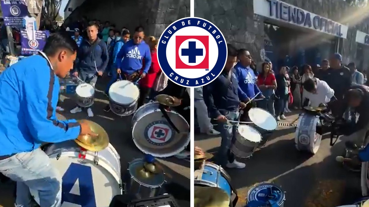 Afición de Cruz Azul calienta motores rumbo al Clásico joven; así consiente al equipo afuera de La Noria