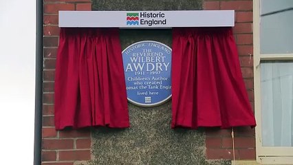 Blue plaque honours Thomas the Tank Engine creator