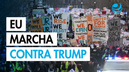 Más de 2,500 ciudades de EU se preparan para marchas contra Trump