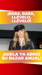 Adela Micha puso su bazar anual con su ropa, accesorios y muebles