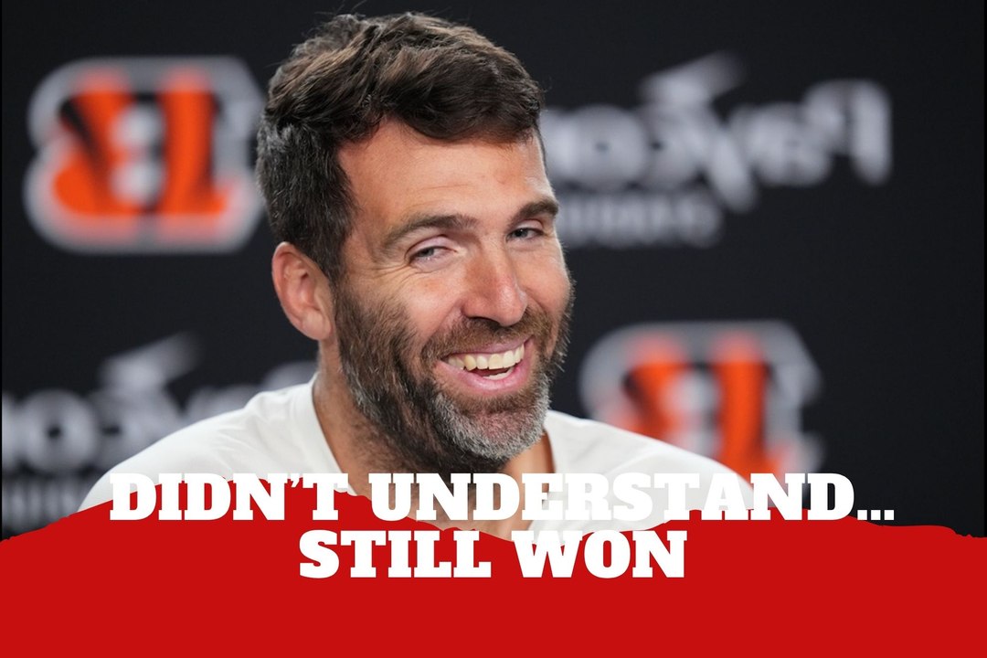 Joe Flacco didn’t even understand the play calls yet he still cooked