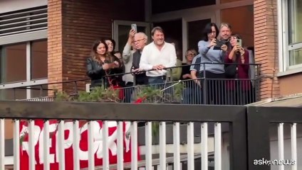 Il saluto di Ranucci commosso al presidio in Rai