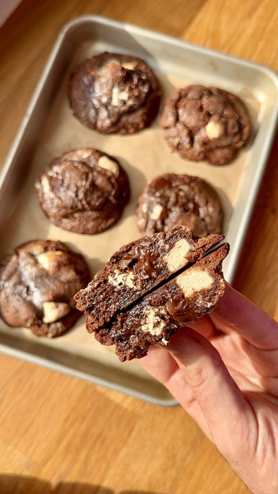 Cookies Chocolat Tahini Halva 🍪 | Crazy Cookies EP4 | Recette Cookies Épais & Chewy Levain Bakery