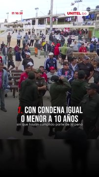 INDULTO PRESIDENCIAL BENEFICIA A REOS CON SENTENCIAS MENORES A 15 AÑOS