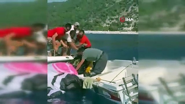 Fethiye semalarında yamaç paraşütü şovu faciayla bitti