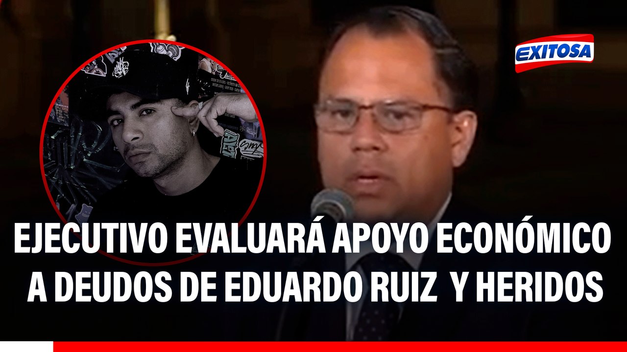 Gobierno evaluará otorgar apoyo económico a deudos de Eduardo Ruiz, afirma ministro de Justicia