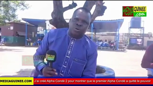Alpha Condé 2 se lâche à Mediaguinee : « J’ai créé Alpha Condé 2 pour montrer que le premier Alpha Condé a quitté le pouvoir »