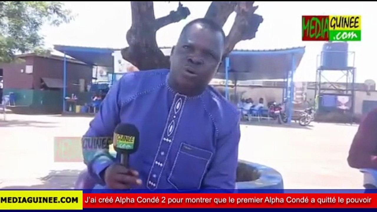 Alpha Condé 2 se lâche à Mediaguinee : « J’ai créé Alpha Condé 2 pour montrer que le premier Alpha Condé a quitté le pouvoir »