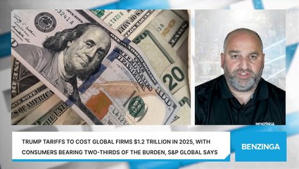 Trump Tariffs To Cost Global Firms $1.2 Trillion In 2025, With Consumers Bearing Two-Thirds Of The Burden, S&P Global Says