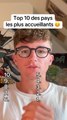 Top 10 des pays les plus accueillants 😊 #pays #accueil #top10
