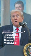 Trump Biden Started Wars Because He Was Stupid