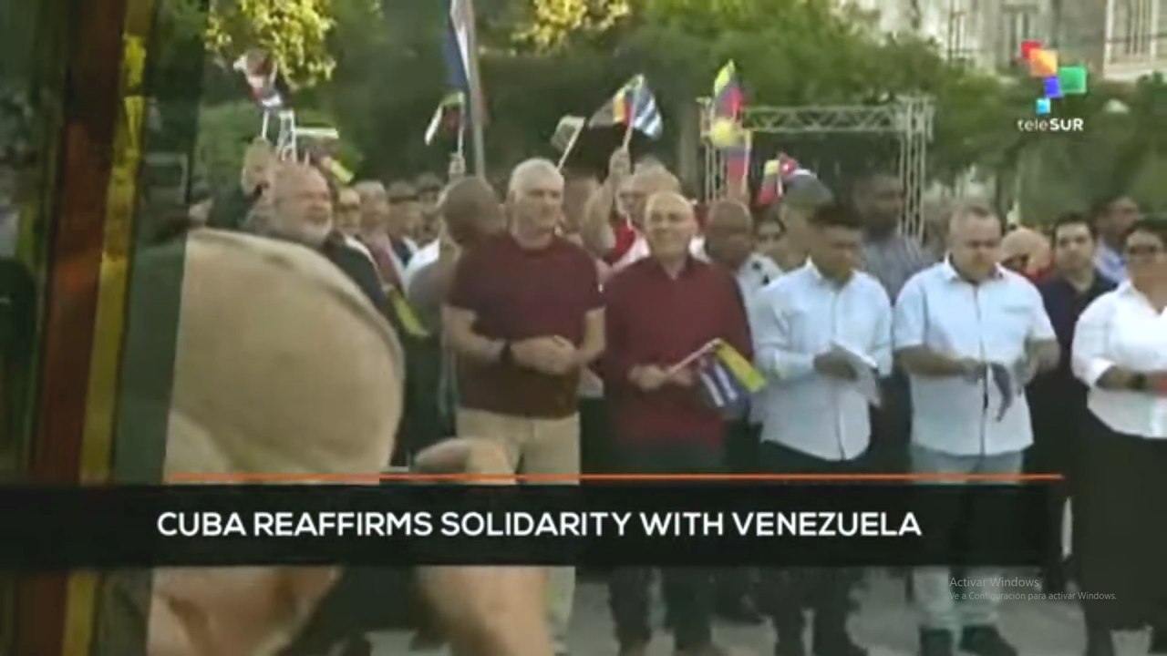 FTS 12:30 17-10: Cuba reaffirms solidarity with Venezuela