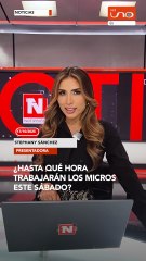 SERVICIO DE MICROS SE EXTENDERÁ HASTA LAS 23:30 ESTE SÁBADO ANTES DE LAS ELECCIONES