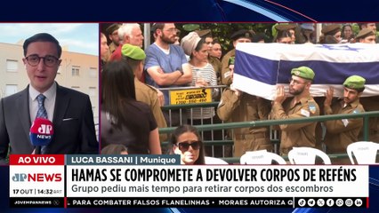 Hamas se compromete a devolver corpos de reféns a Israel após ameaça de Trump | TEMPO REAL