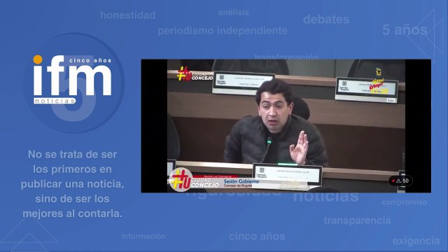 Daniel Briceño alertó por proyecto que permitiría a concejales de Bogotá viajar con recursos públicos