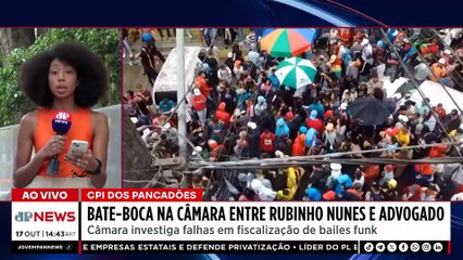 CPI dos Pancadões tem bate-boca e pede condução coercitiva de influencer | TEMPO REAL