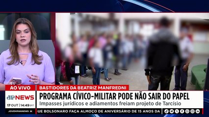 Escola Cívico-Militar: Impasses jurídicos freiam projeto de Tarcísio em SP | TEMPO REAL