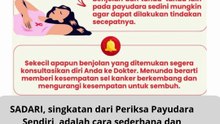 Deteksi Dini Kanker Payudara dengan SADARI dan SADANIS. #kesahatan