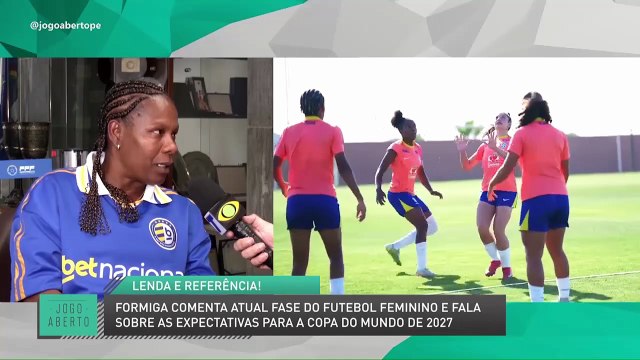 Formiga comenta atual fase do futebol feminino e fala sobre as expectativas para a copa do mundo de 2027