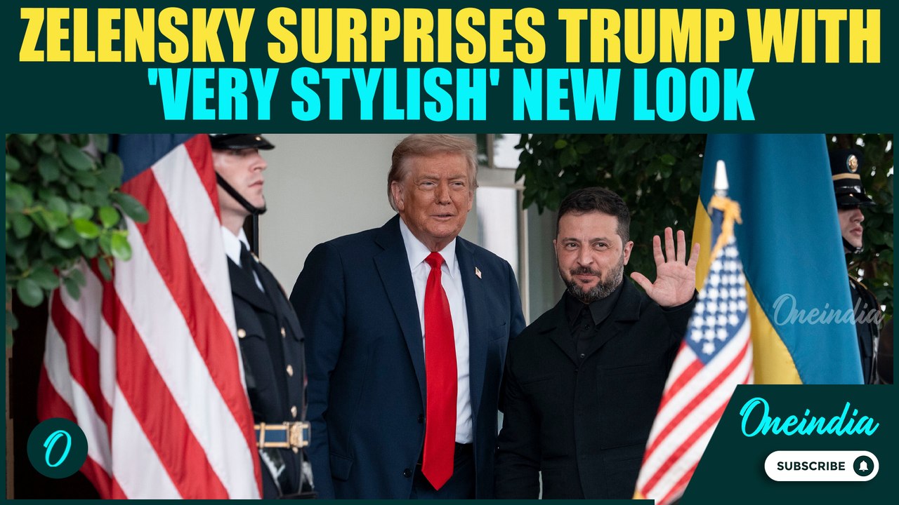 Trump Welcomes Zelensky at White House: Can’t Stop Smiling at his Jacket -'Very Stylish, I Like It'